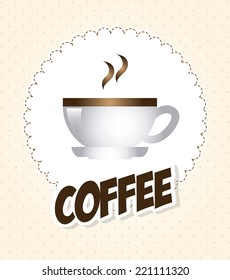 coffee graphic design , vector illustration
