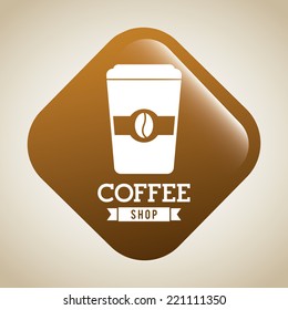 coffee graphic design , vector illustration