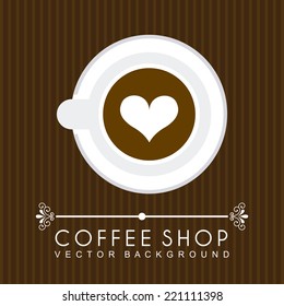 coffee graphic design , vector illustration