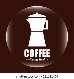 coffee graphic design , vector illustration