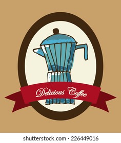 coffee graphic design , vector illustration