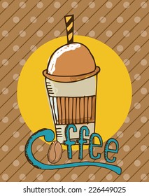 coffee graphic design , vector illustration