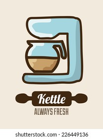 coffee graphic design , vector illustration