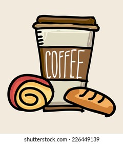 coffee graphic design , vector illustration
