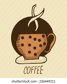 coffee graphic design , vector illustration