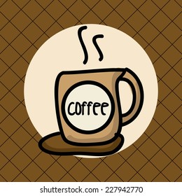 coffee graphic design , vector illustration