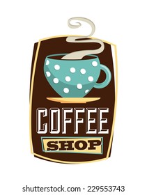 coffee graphic design , vector illustration