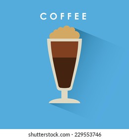 coffee graphic design , vector illustration
