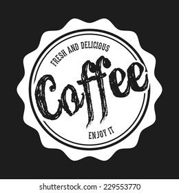 coffee graphic design , vector illustration