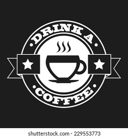 coffee graphic design , vector illustration