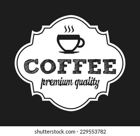 coffee graphic design , vector illustration