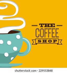 coffee graphic design , vector illustration