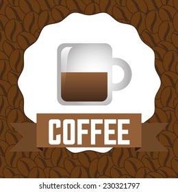 coffee graphic design , vector illustration
