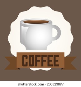 coffee graphic design , vector illustration