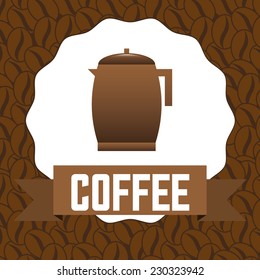 coffee graphic design , vector illustration