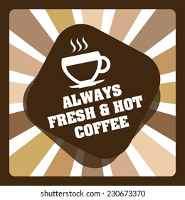 coffee graphic design , vector illustration