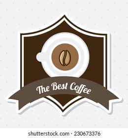 coffee graphic design , vector illustration