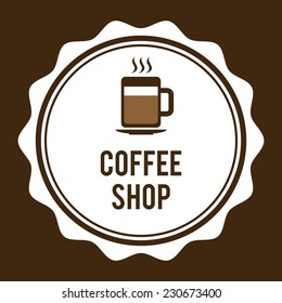 coffee graphic design , vector illustration