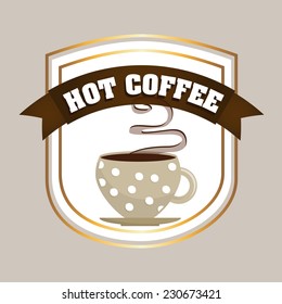 coffee graphic design , vector illustration