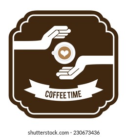 coffee graphic design , vector illustration