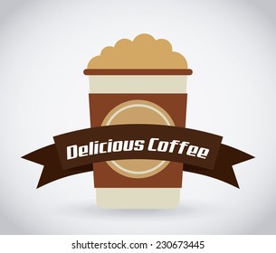 coffee graphic design , vector illustration