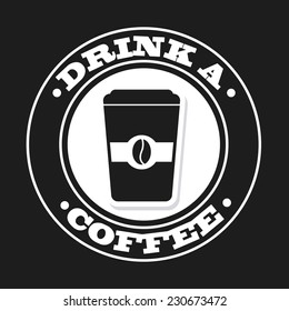 coffee graphic design , vector illustration coffee graphic design , vector illustration