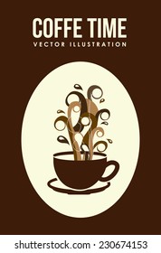 coffee graphic design , vector illustration