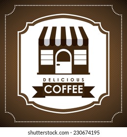 coffee graphic design , vector illustration
