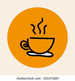 coffee graphic design , vector illustration