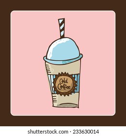 coffee graphic design , vector illustration