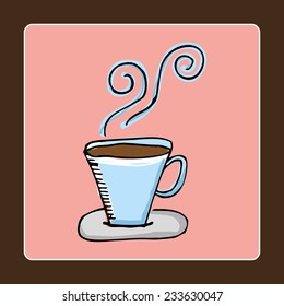 coffee graphic design , vector illustration