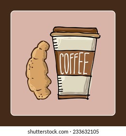 coffee graphic design , vector illustration