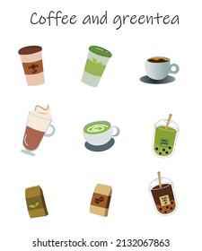 Coffee and Green Tea Set Menu