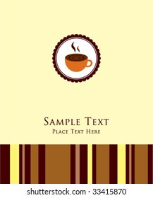 coffee greeting card
