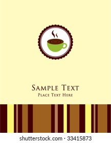 coffee greeting card