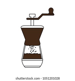 Coffee grinde isolated