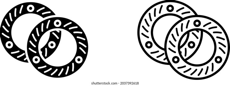 
Coffee Grinder Burrs or Blade icon, Vector illustration