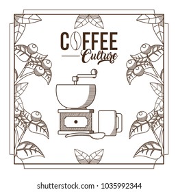 Coffee grinder with cup