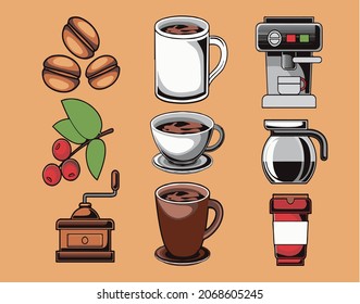 coffee grinder grain berry cup drink hot cup