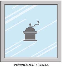 Coffee grinder icon.