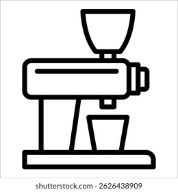 Kaffeemühle Icon Element für Design