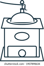 Coffee Grinder Icon, Coffee Mill Icon, Coffee Grinder vector Icon.