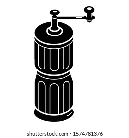 Coffee grinder icon. Simple illustration of coffee grinder vector icon for web design isolated on white background