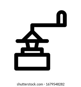 coffee grinder icon with small and large size