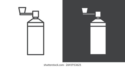 coffee grinder icon symbol illustration logo