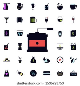 coffee grinder icon. Universal set of web for website design and development, app development