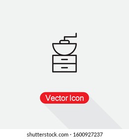 Coffee Grinder Icon Vector Illustration Eps10