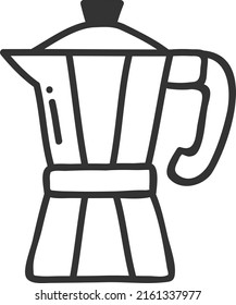 vector de icono del molino de café con fondo blanco
