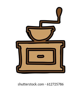 coffee grinder isolated icon