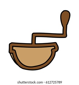 coffee grinder isolated icon